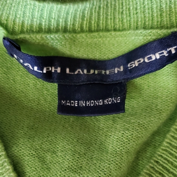 Ralph Lauren 100% Cashmere Sweater ⚜️💚⚜️Size Small - Picture 7 of 7